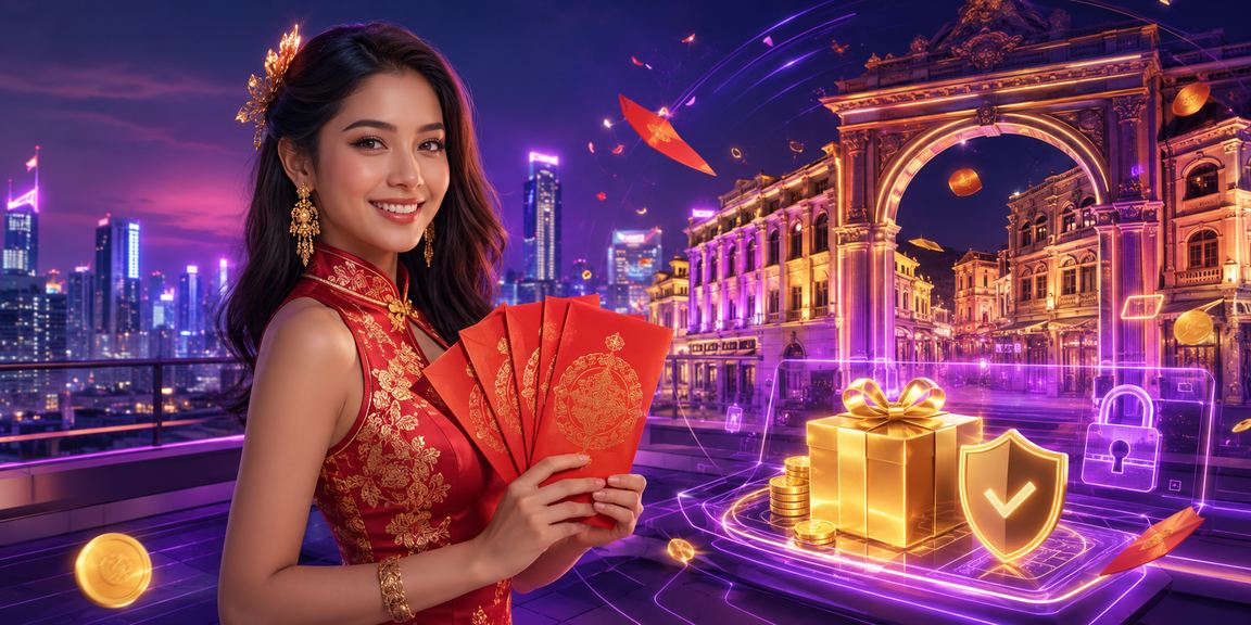 Sampul merah bonus perayaan Tahun Baru Cina untuk permainan slot di Johor Bahru