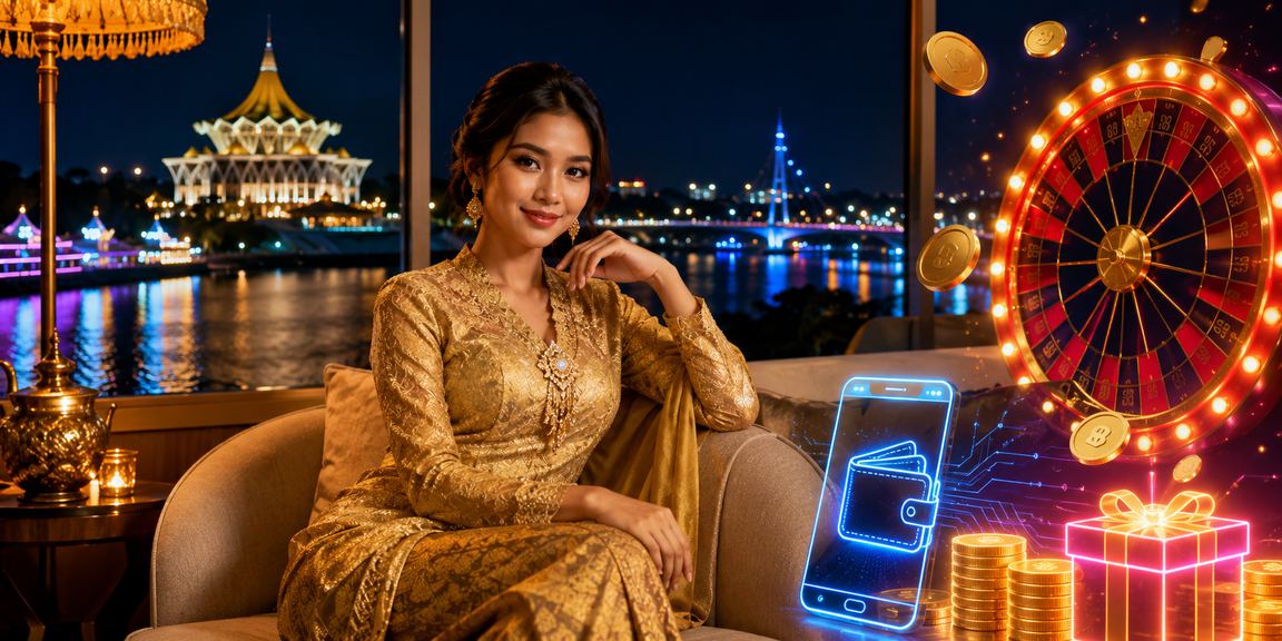 Permainan roulette kasino bergaya kebaya di Kuching sebagai pilihan hiburan tambahan